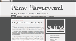 Desktop Screenshot of mypianoplayground.com